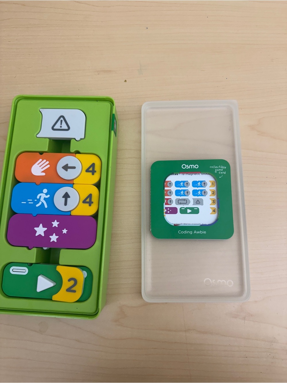 Osmo Coding Awbie Magnetic Coding Blocks - Green/Multicolor